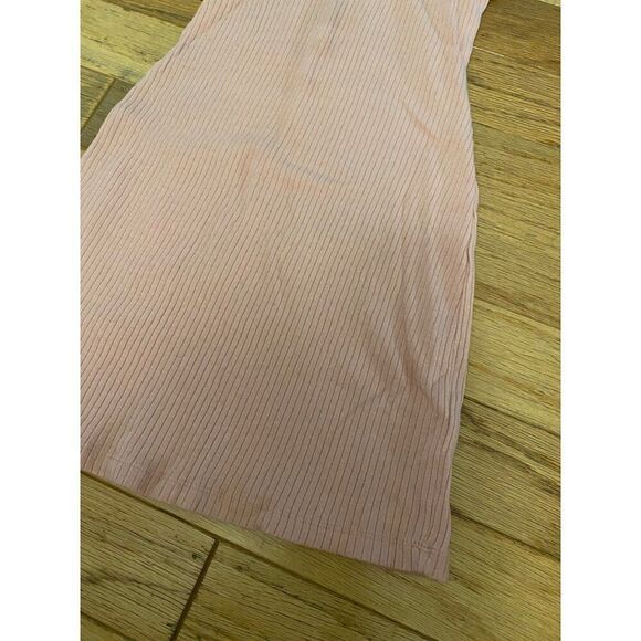NWOT Wild Fable Women's Pink Ribbed Sleeveless Collared bodycon Dress size XS - Picture 3 of 8